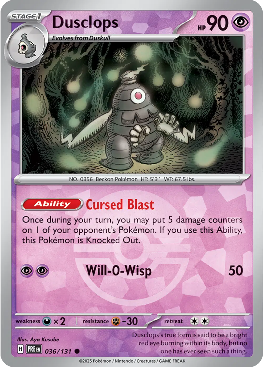Dusclops (Poke Ball Pattern)