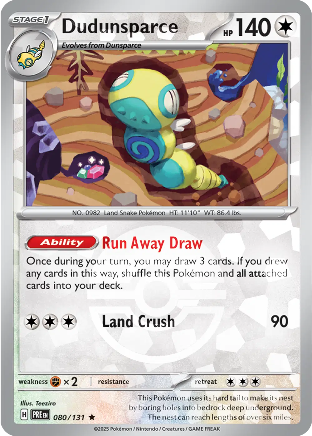 Dudunsparce (Poke Ball Pattern)