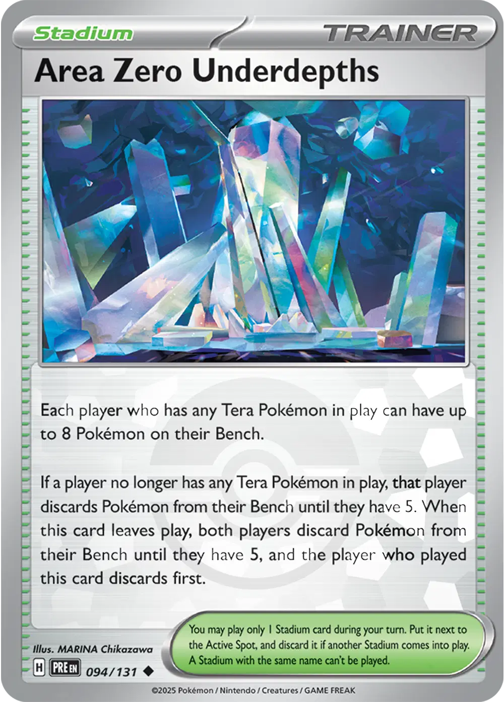 Area Zero Underdepths (Poke Ball Pattern)