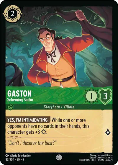 Gaston - Scheming Suitor