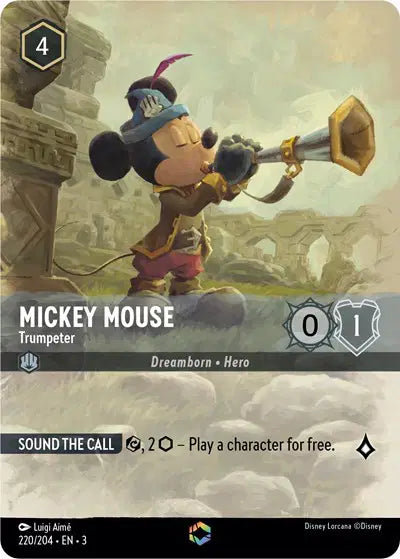 Mickey Mouse -Trumpeter (Alternate Art)