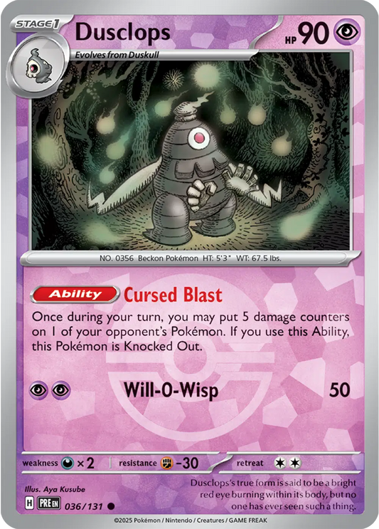 Dusclops (Poke Ball Pattern)